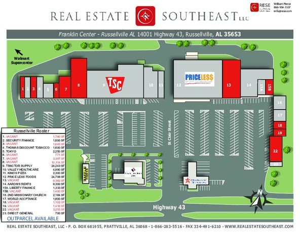 Franklin Center - Russellville, AL: 14001 Highway 43, Russellville, AL 35653